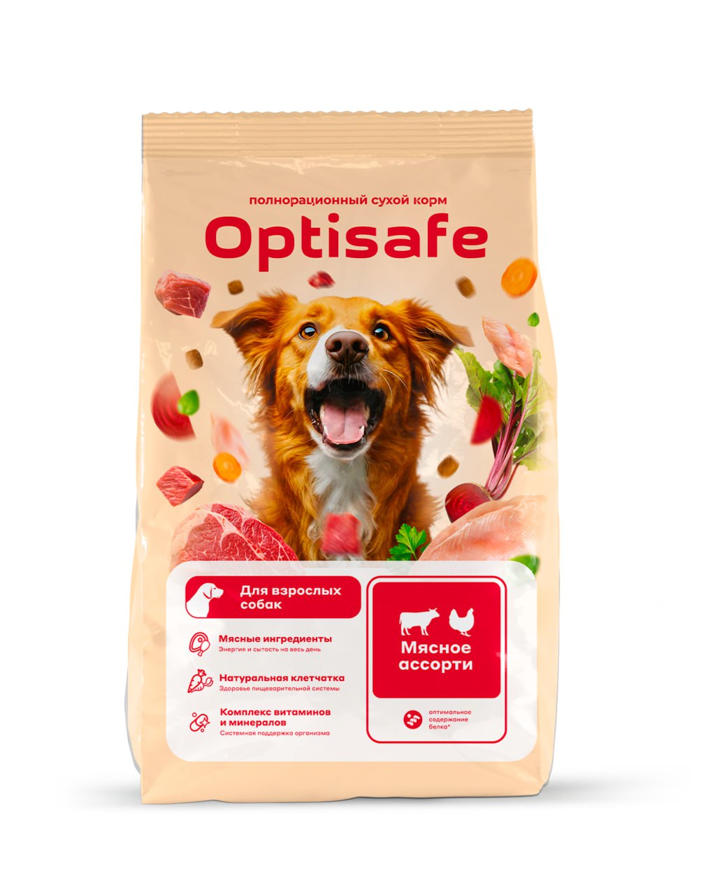 Для взрослых собак "Мясное ассорти"